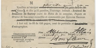 Alphonse Allais, le turbulent « neveu » de Francisque Sarcey