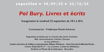 Exposition Pol Bury au Centre des livres d'artistes