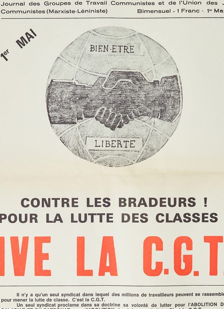Althusser et ses jeunes étudiants maoïstes