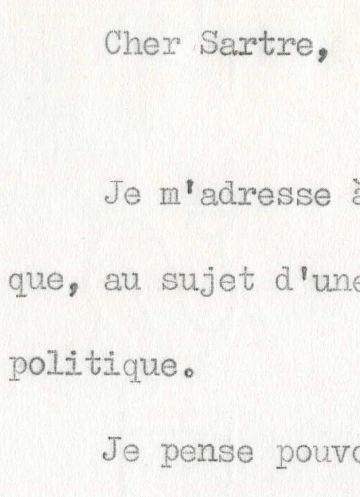 Althusser-Sartre, une déclaration d’amour