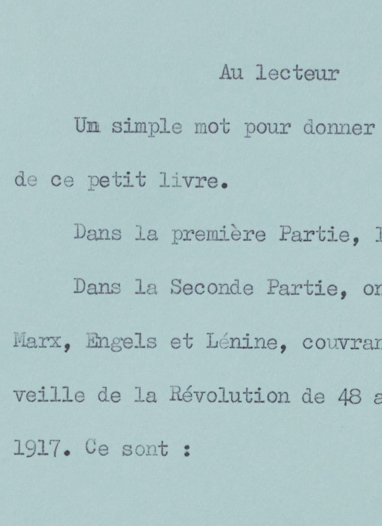Le communisme comme question