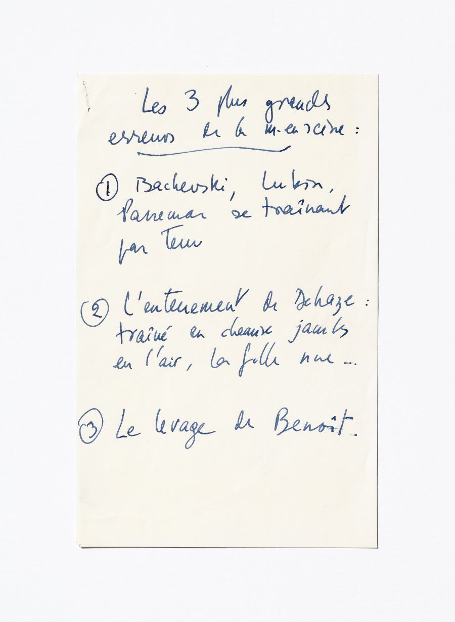 Les erreurs de Planchon