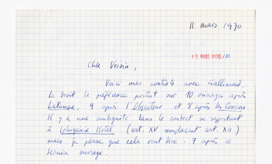 Ruser face à Gallimard